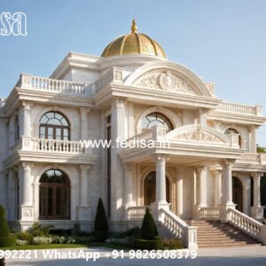Classic House Design with Rich Marble Decor No-2506