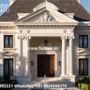 Classic House Design with Stylish Entrance Lighting No-2530