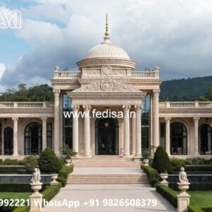Classic House Design with Beautiful Exterior Gardens No-2539