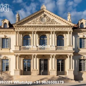 Classic Villa Design with Elegant Staircase Ideas No-2569