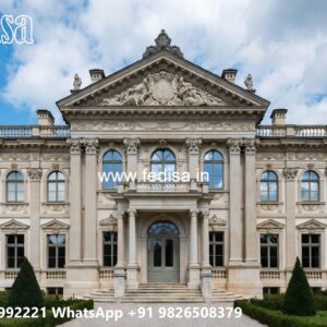 Classic Villa Design with Stylish Marble Flooring No-2582