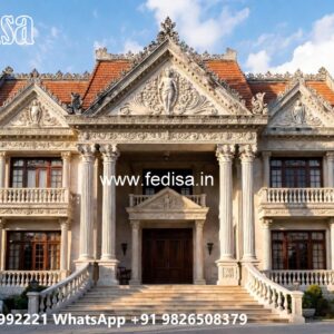 Luxury Classic Villa Design with Elegant Hall Ideas No-2585