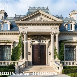 Classic Villa Design with Decorative Wall Textures No-2596
