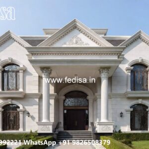 Classic Villa Design with Beautiful Balcony Railings No-2623