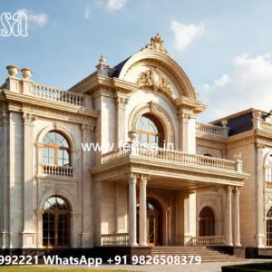 Traditional Classic Villa Design with Royal Charm No-2640