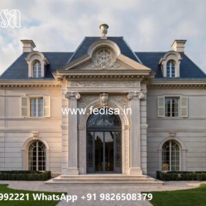 Classic Villa Design with Elegant Outdoor Garden No-2663