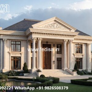 Classic Villa Design with Stylish Living Room Decor No-2671