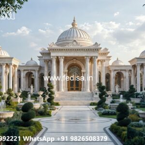 Classic Villa Design with Decorative Stone Cladding No-2674