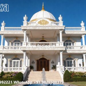 Classic Villa Design with Elegant Courtyard Inspiration No-2689