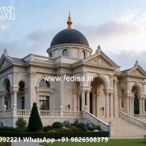 Classic Villa Design with Stylish Front Garden No-2693