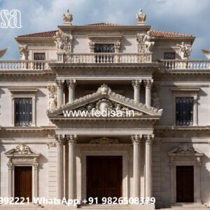 Traditional Classic Villa Design with Beautiful Exteriors No-2695