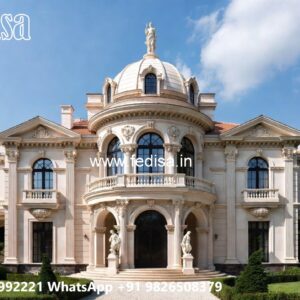 Luxury House Design with Grand Entrance Door Ideas No-2814
