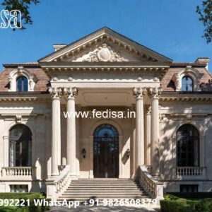 Luxury House Design with Beautiful Stone Exterior No-2822