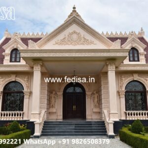Classic House Design with Beautiful Garden Landscape No-2871