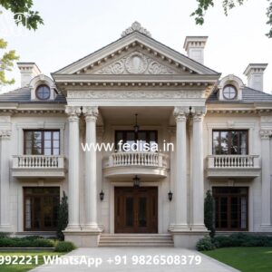 Classic House Design with Stunning Roof Architecture No-2875