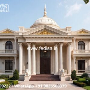 Classic House Design with Elegant Courtyard Ideas No-2906