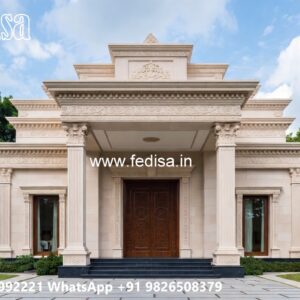 Classic House Design with Elegant Marble Staircase No-2974