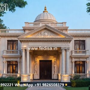 Classic House Design with Stylish Entrance Lighting No-2980