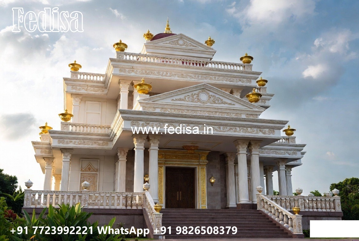 Classic Villa Design with Grand Front Elevation No-3008