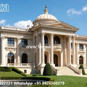 Classic Villa Design with Beautiful Garden Landscape No-3010
