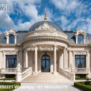 Elegant Classic Villa Design with Marble Finishes No-3015
