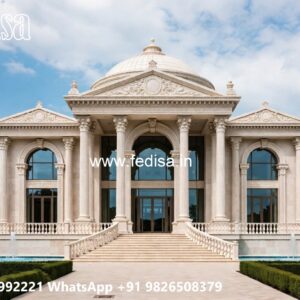 Luxury Classic Villa Design with Elegant Hall Ideas No-3035