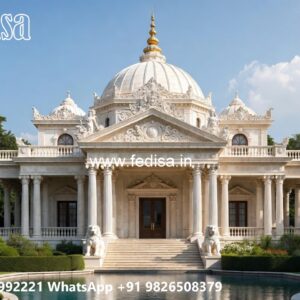 Classic Villa Design with Decorative Iron Railings No-3056