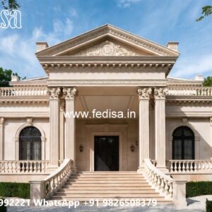 Classic Villa Design with Luxury Exterior Landscaping No-3069