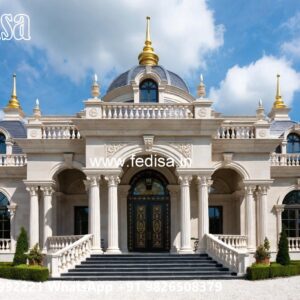 Classic Villa Design with Stylish Royal Interiors No-3077