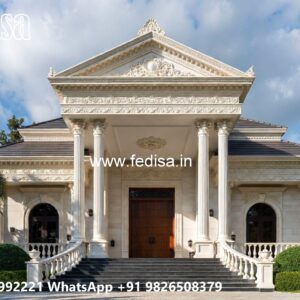 Classic Villa Design with Elegant Front Elevation No-3091