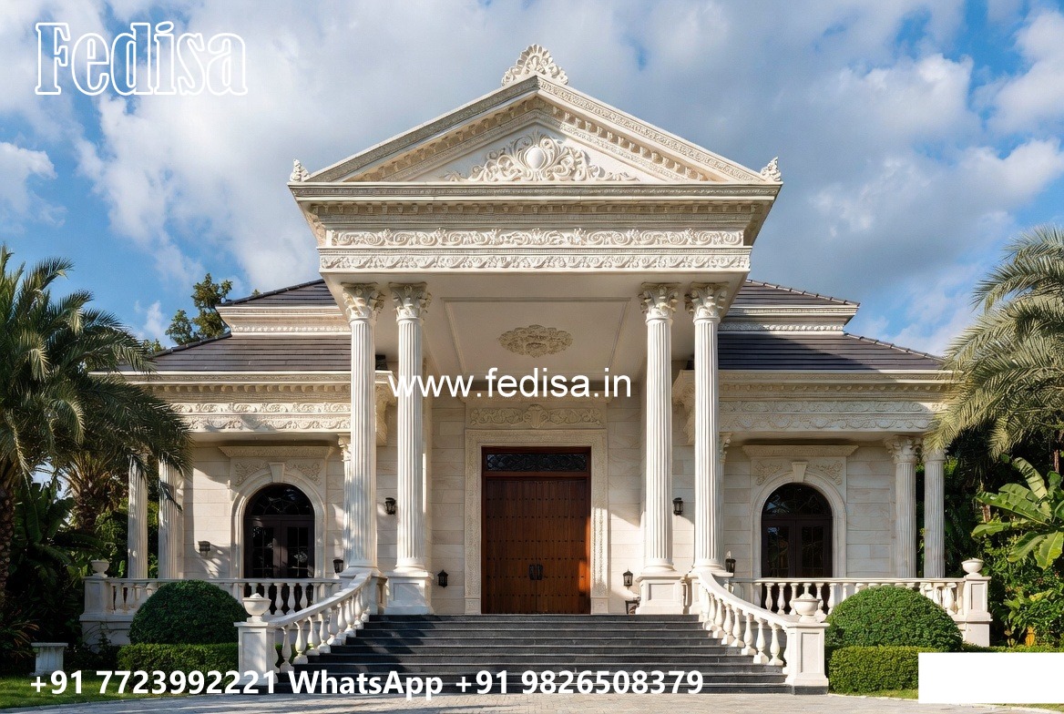 Classic Villa Design with Elegant Front Elevation No-3091