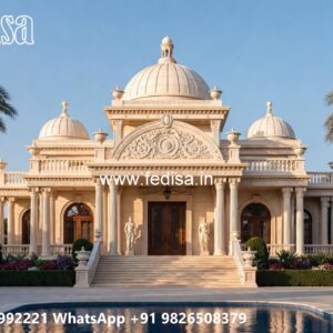 Classic Villa Design with Decorative Architectural Features No-3103