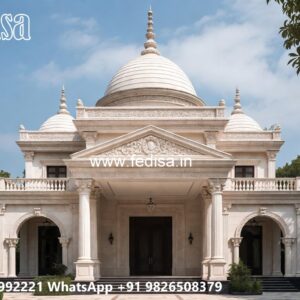 Classic Villa Design with Decorative Stone Cladding No-3124