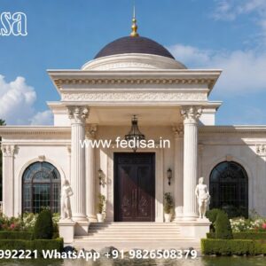 Classic Villa Design with Elegant Courtyard Inspiration No-3139