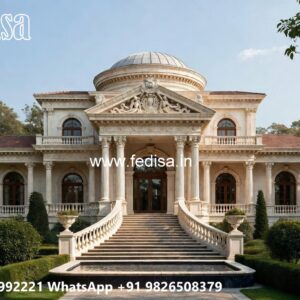 Luxury House Design with Beautiful Stone Exterior No-3272