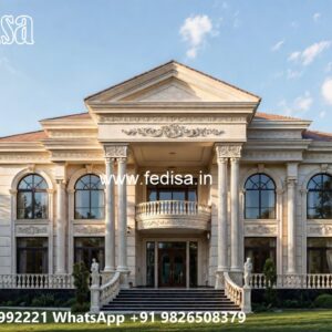 Classic House Design with Decorative Pillar Concepts No-3323