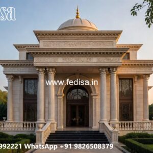 Classic House Design with Grand Entrance Ideas No-3326