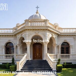 Classic House Design with Beautiful Staircase Ideas No-3330