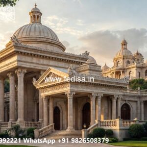 Classic House Design with Stylish Marble Flooring No-3357