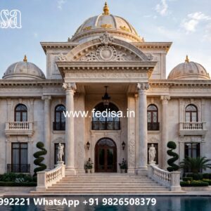 Classic House Design with Royal Decorative Details No-3376