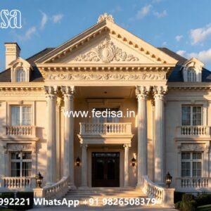Classic House Design with Beautiful Garden Decor No-3394