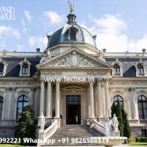 Classic House Design with Elegant Exterior Lighting No-3399