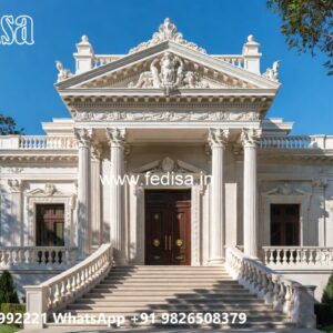 Classic House Design with Beautiful Exterior Gardens No-3439