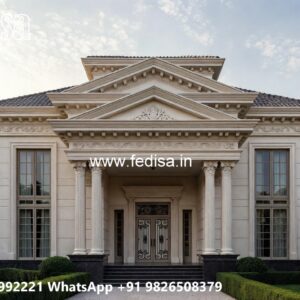 Classic Villa Design with Grand Front Elevation No-3458