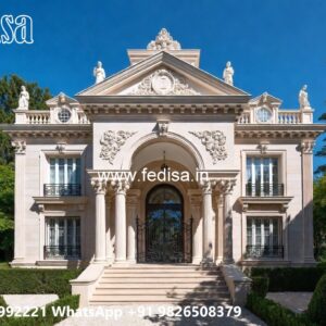 Classic Villa Design with Beautiful Roof Architecture No-3479