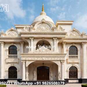 Classic Villa Design with Stylish Marble Flooring No-3482