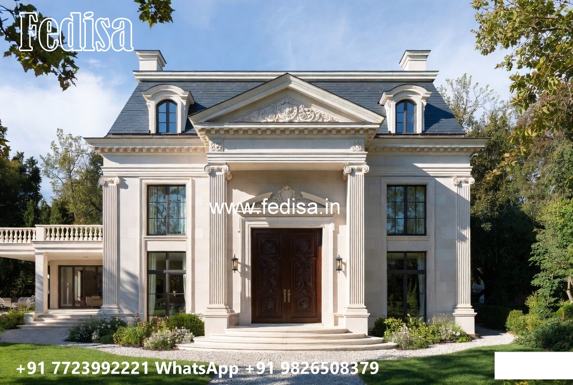 Classic Villa Design with Decorative Wall Textures No-3496