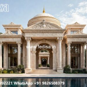 Classic Villa Design with Decorative Iron Railings No-3506