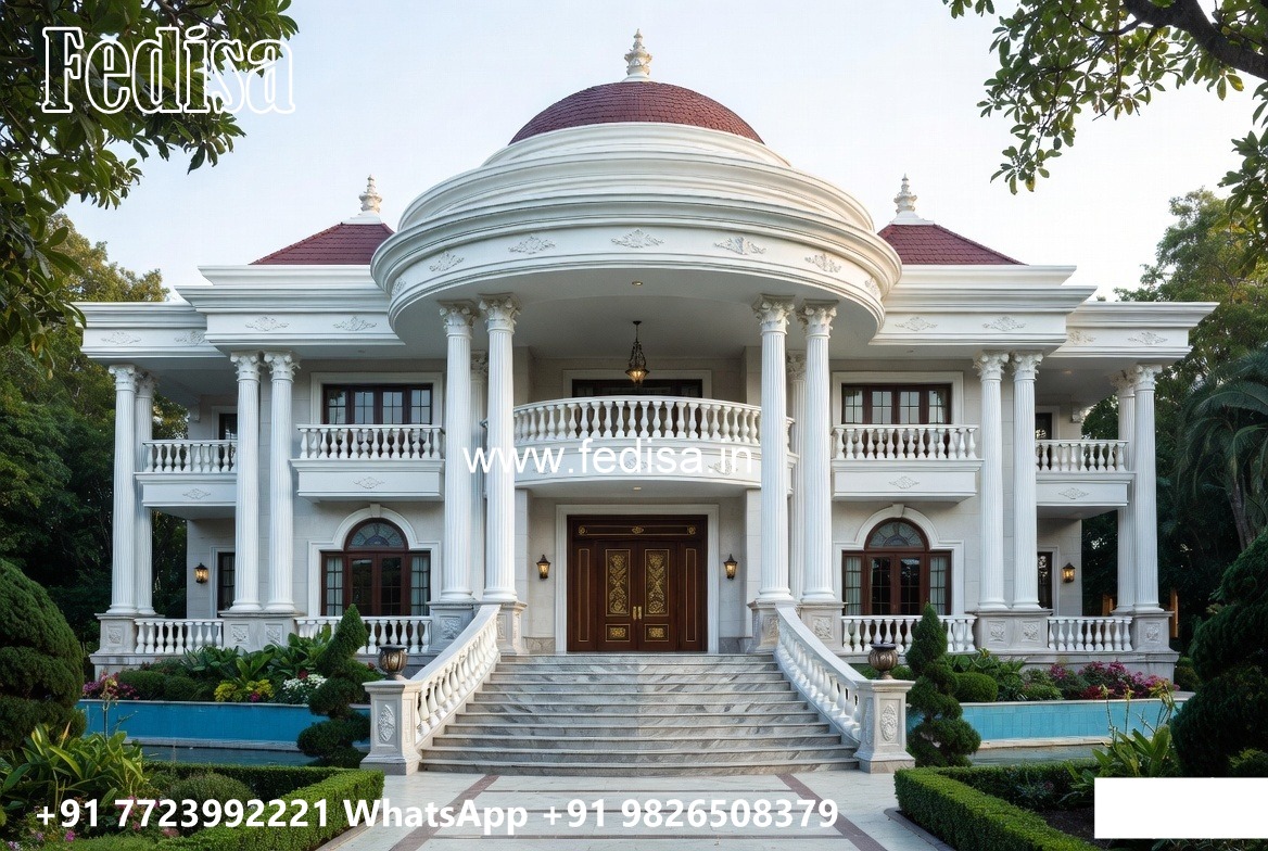 Classic Villa Design with Elegant Front Elevation No-3541