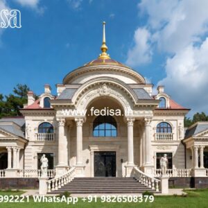 Classic Villa Design with Beautiful Garden Pathways No-3545